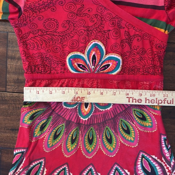 Desigual | Multicolor Long Sleeve tricot Dress size 9/10 - Picture 7 of 11